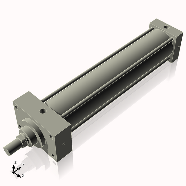 Isometric View of 2.5MHFHF12CCK1