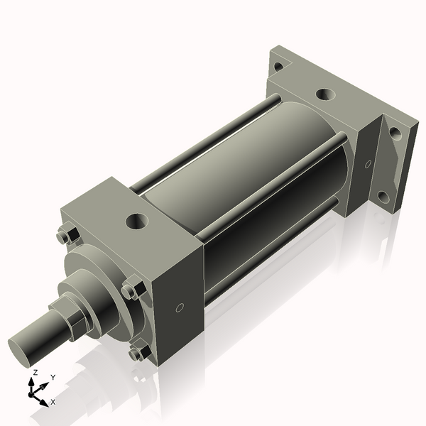 Isometric View of 2.5MHRF4NCK1