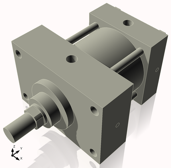 Isometric View of 3.25MHFHF1NC