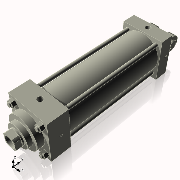 Isometric View of 3.25MHC8NCK1.375S4