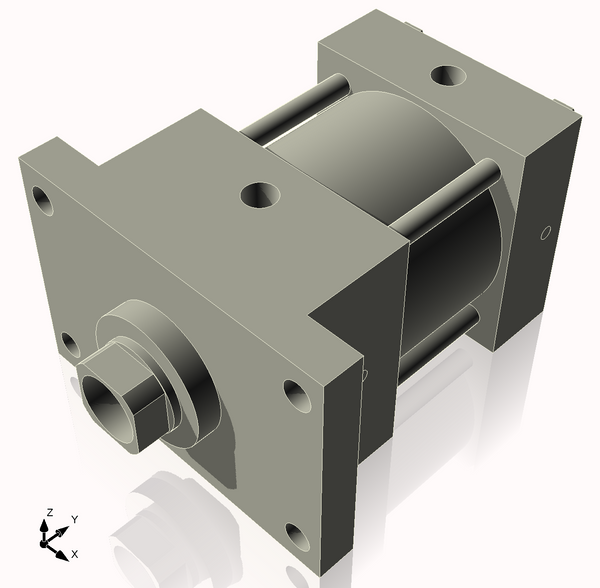Isometric View of 3.25MHFF1NCK1.375S4
