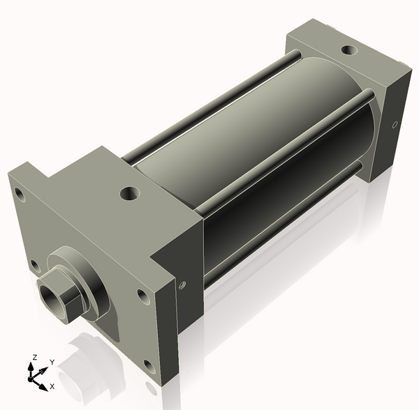 Isometric View of 3.25MHFF6CCK1.375S4