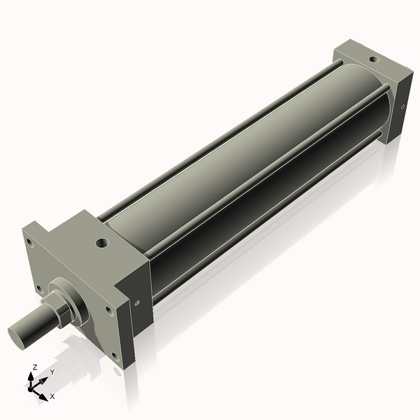Isometric View of 3.25MHFF14CCK1.375