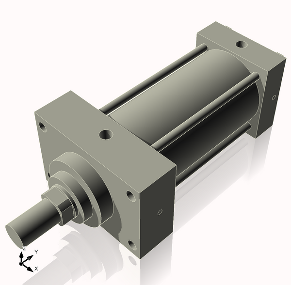 Isometric View of 3.25MHFHF5CCK1.375