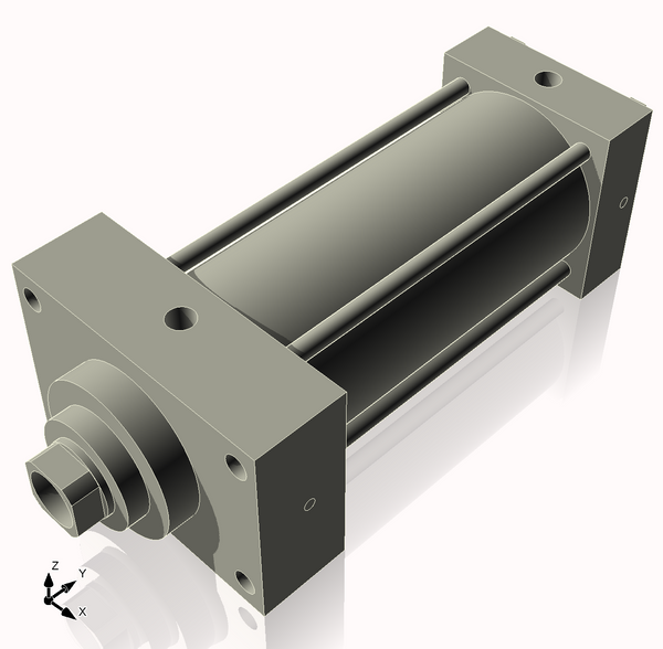 Isometric View of 3.25MHFHF6CCK1.375S4