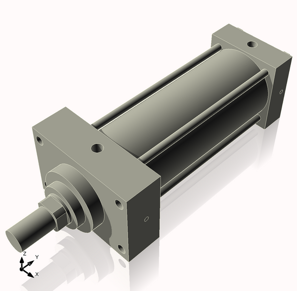 Isometric View of 3.25MHFHF7CCK1.375