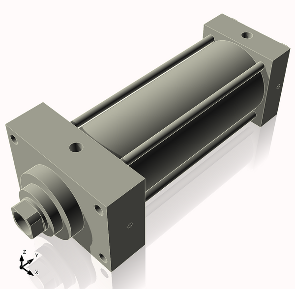 Isometric View of 3.25MHFHF7CCK1.375S4