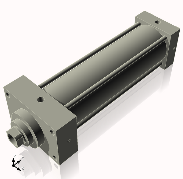Isometric View of 3.25MHFHF10CCK1.375S4