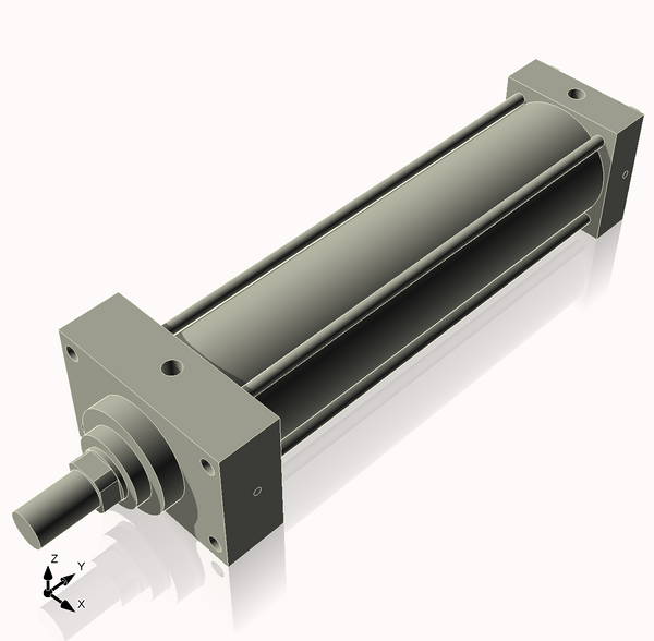 Isometric View of 3.25MHFHF12CCK1.375