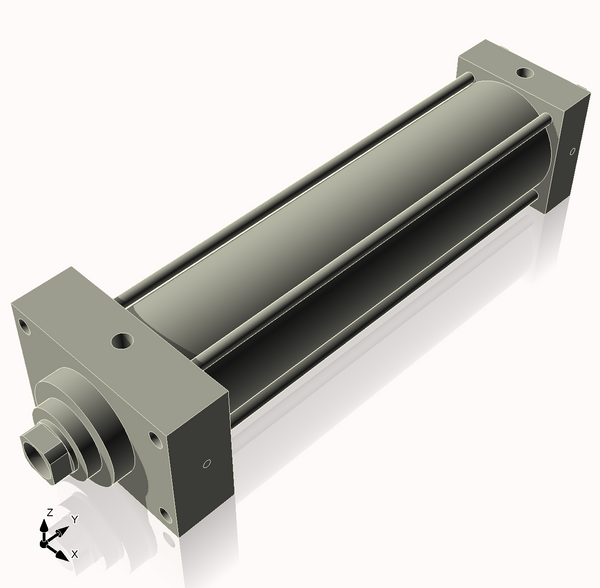 Isometric View of 3.25MHFHF12CCK1.375S4