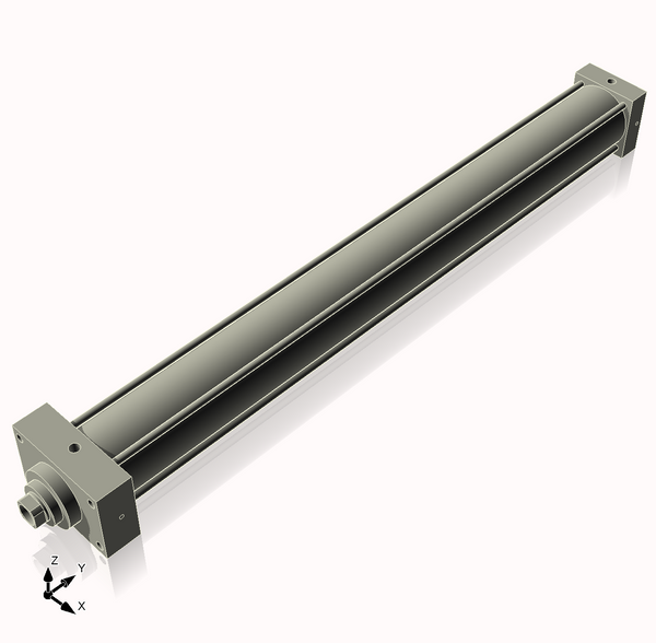 Isometric View of 3.25MHFHF33NCK1.375S4