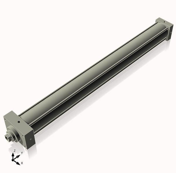 Isometric View of 3.25MHFHF36CCK1.375S4