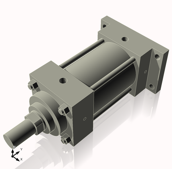 Isometric View of 3.25MHRF3NCK1.375
