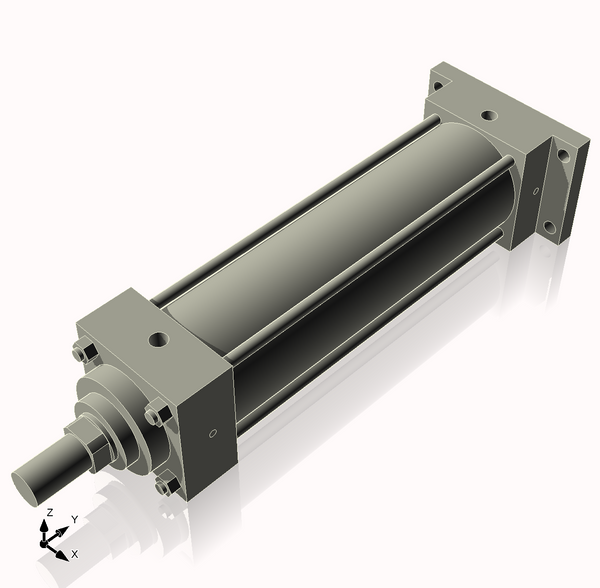 Isometric View of 3.25MHRF10NCK1.375