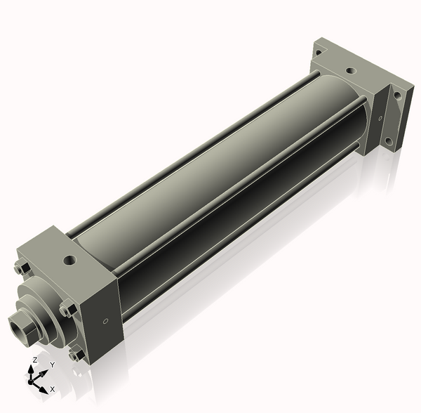 Isometric View of 3.25MHRF14NCK1.375S4