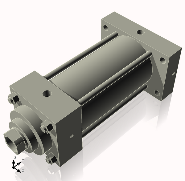 Isometric View of 3.25MHRHF5CCK1.375S4