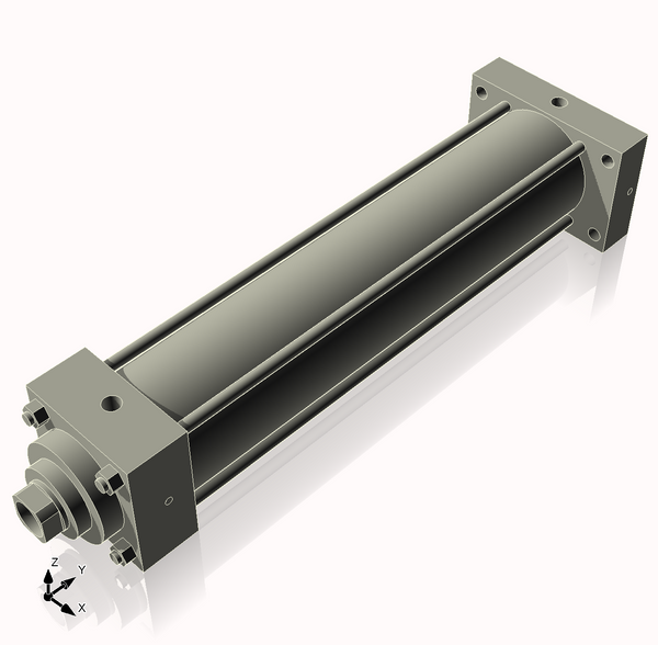 Isometric View of 3.25MHRHF14NCK1.375S4