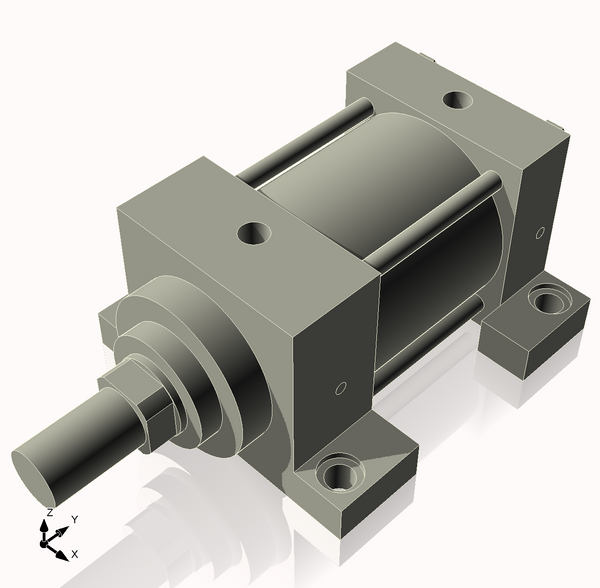 Isometric View of 3.25MHSL2NCK1.375