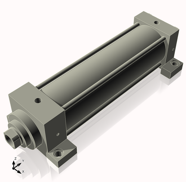 Isometric View of 3.25MHSL10CCK1.375S4