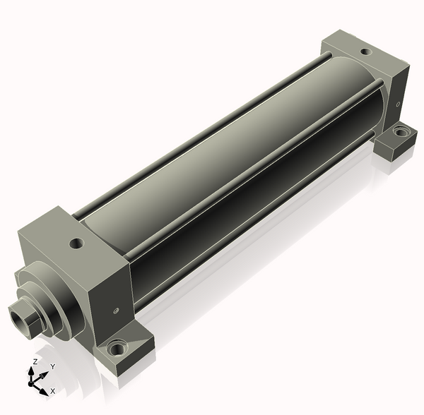 Isometric View of 3.25MHSL13CCK1.375S4