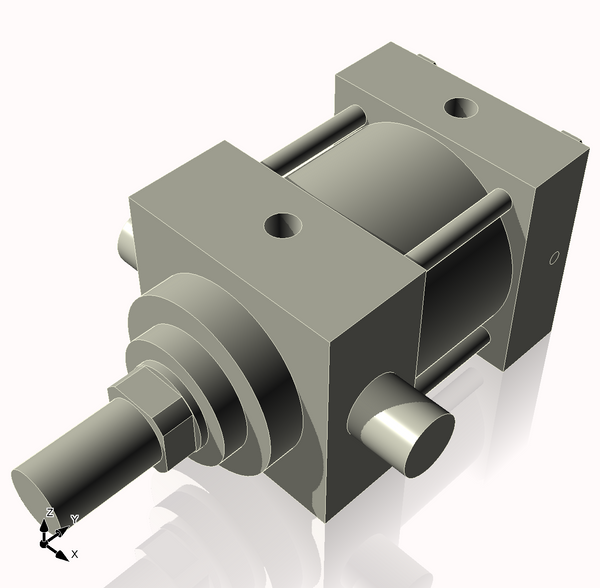 Isometric View of 3.25MHTF1NCK1.375