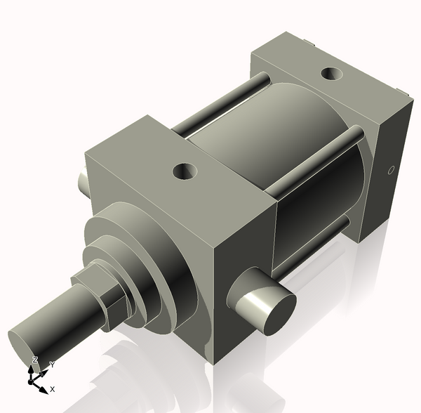 Isometric View of 3.25MHTF2NCK1.375