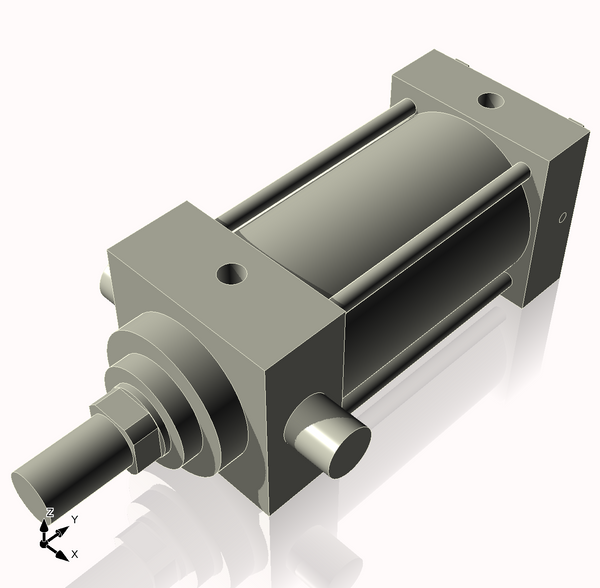 Isometric View of 3.25MHTF4CCK1.375
