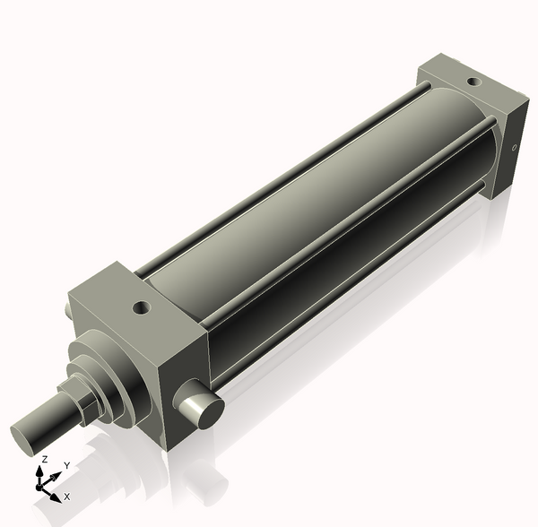 Isometric View of 3.25MHTF12NCK1.375