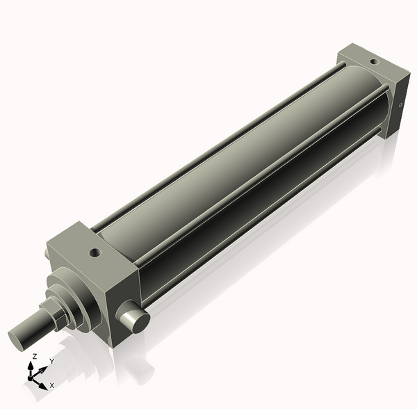 Isometric View of 3.25MHTF16NCK1.375