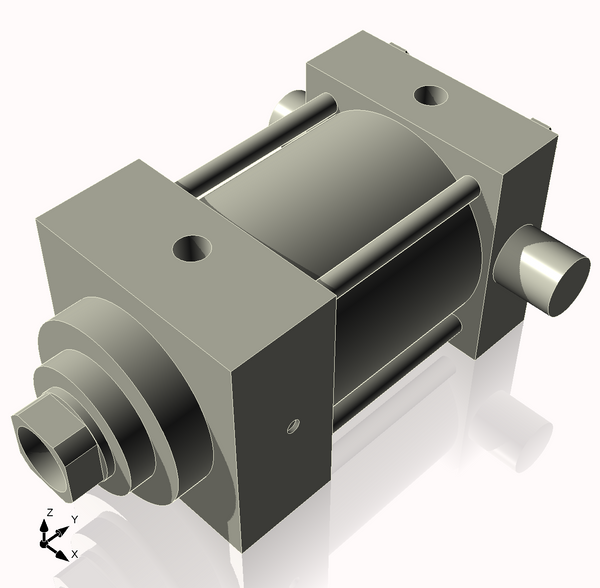 Isometric View of 3.25MHTR2CCK1.375S4