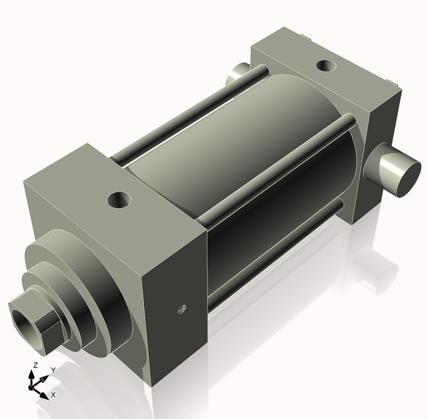 Isometric View of 3.25MHTR4CCK1.375S4