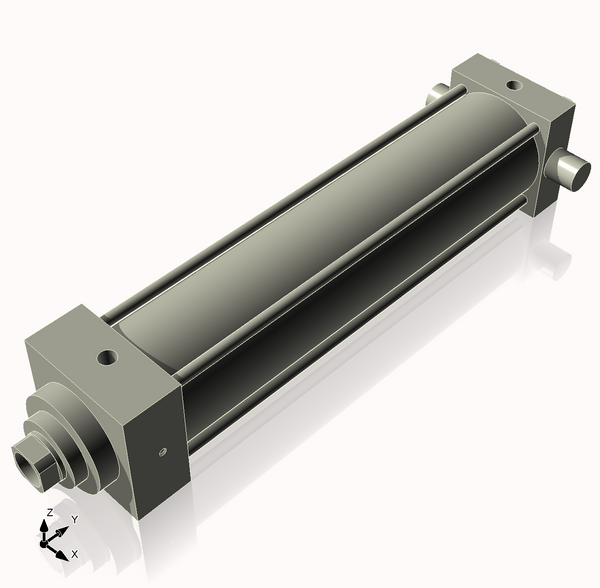 Isometric View of 3.25MHTR13CCK1.375S4