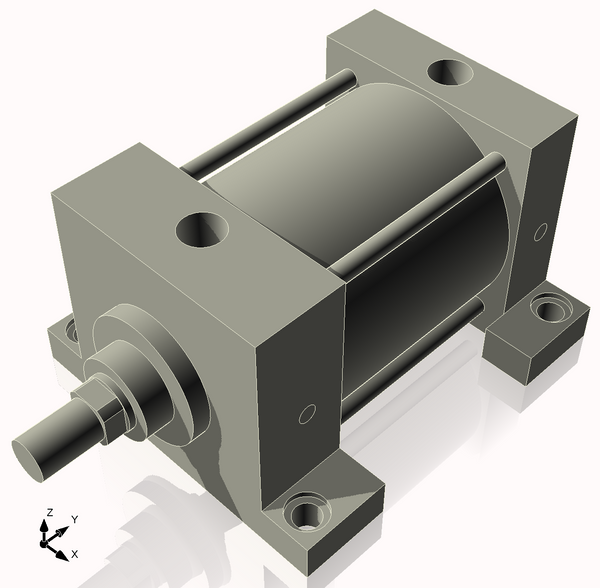 Isometric View of 4MHSL3NC