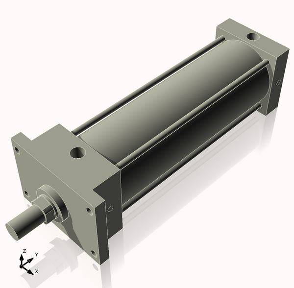Isometric View of 4MHFF11NCK1.375