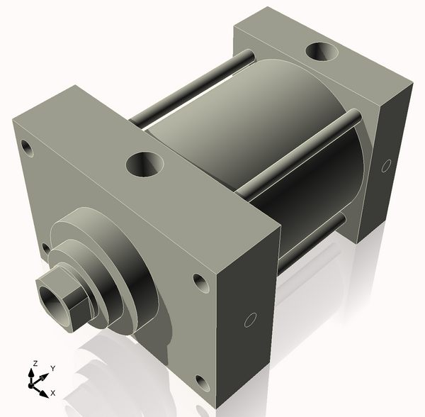 Isometric View of 4MHFHF3CCK1.375S4