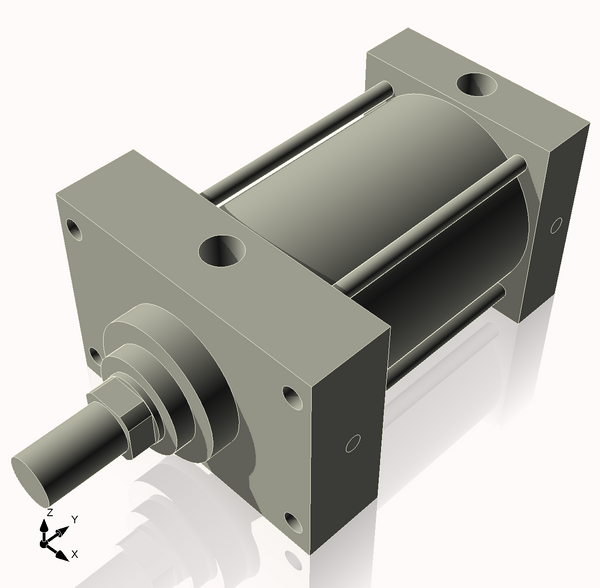 Isometric View of 4MHFHF4NCK1.375