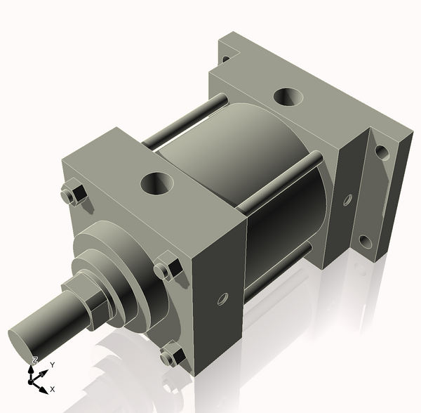 Isometric View of 4MHRF2CCK1.375