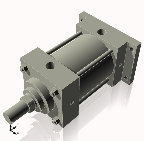 Isometric View of 4MHRF3CCK1.375