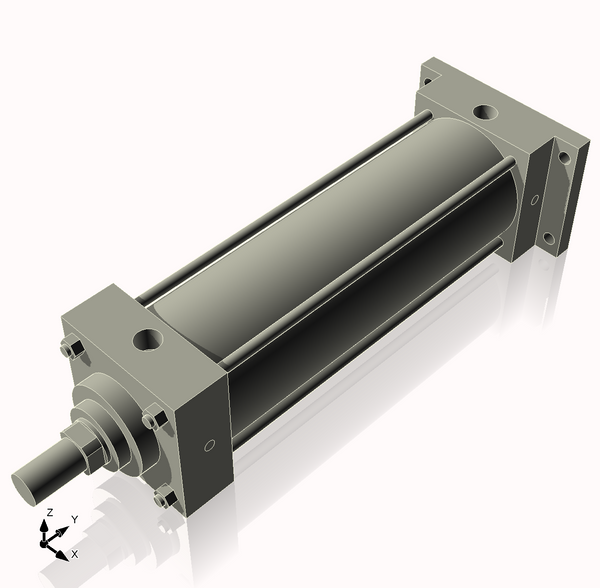 Isometric View of 4MHRF11NCK1.375