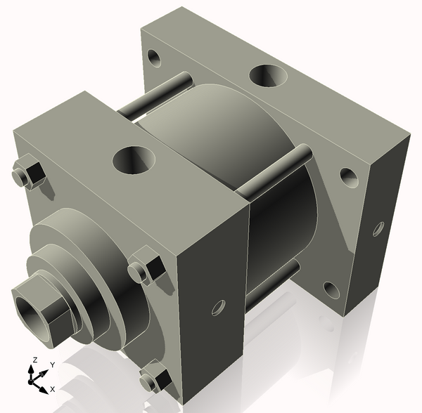 Isometric View of 4MHRHF1CCK1.375S4