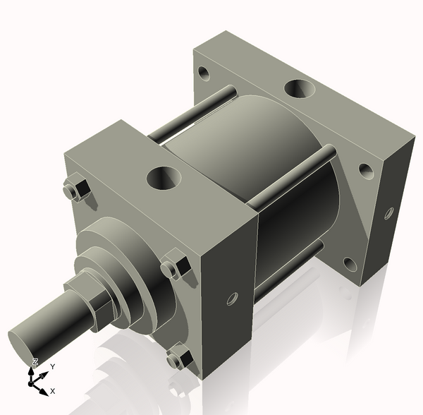 Isometric View of 4MHRHF2CCK1.375