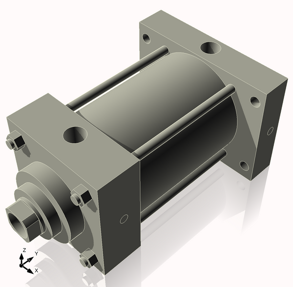Isometric View of 4MHRHF4NCK1.375S4