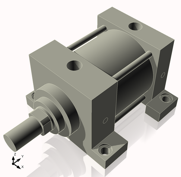 Isometric View of 4MHSL2NCK1.375