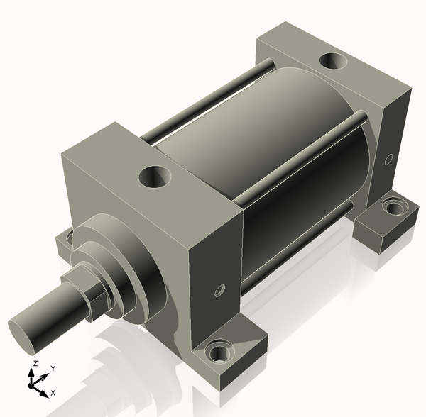 Isometric View of 4MHSL4CCK1.375