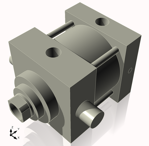 Isometric View of 4MHTF1NCK1.375S4