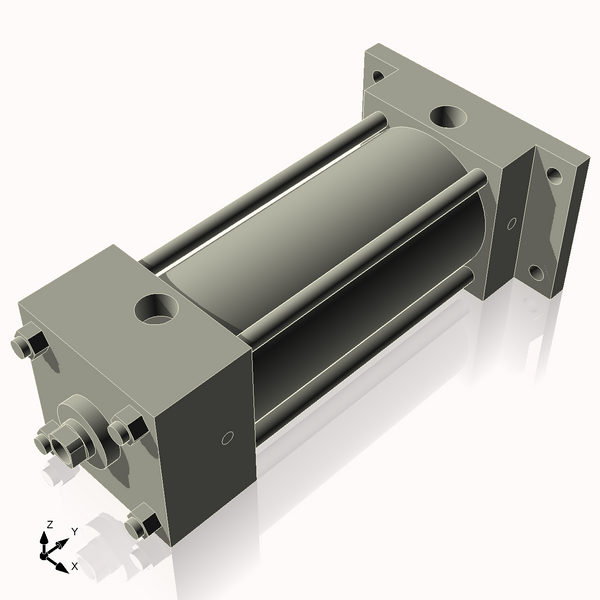 Isometric View of 2.5ARF4NCKS4