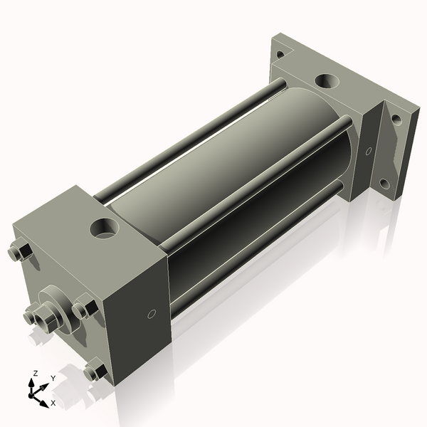Isometric View of 2.5ARF5NCKS4