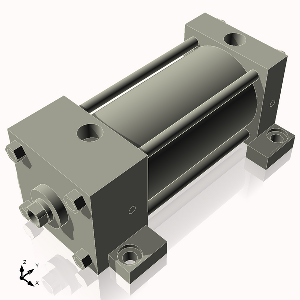 Isometric View of 2.5ASL3NCKS4