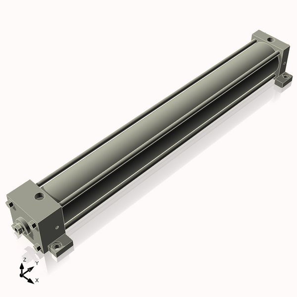 Isometric View of 2.5ASL20CCKS4
