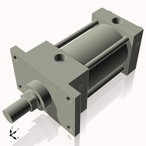 Isometric View of 2.5AFF2NCK1